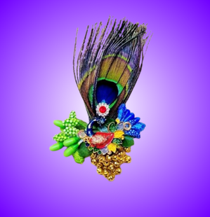 Designer Peacock Bansuri